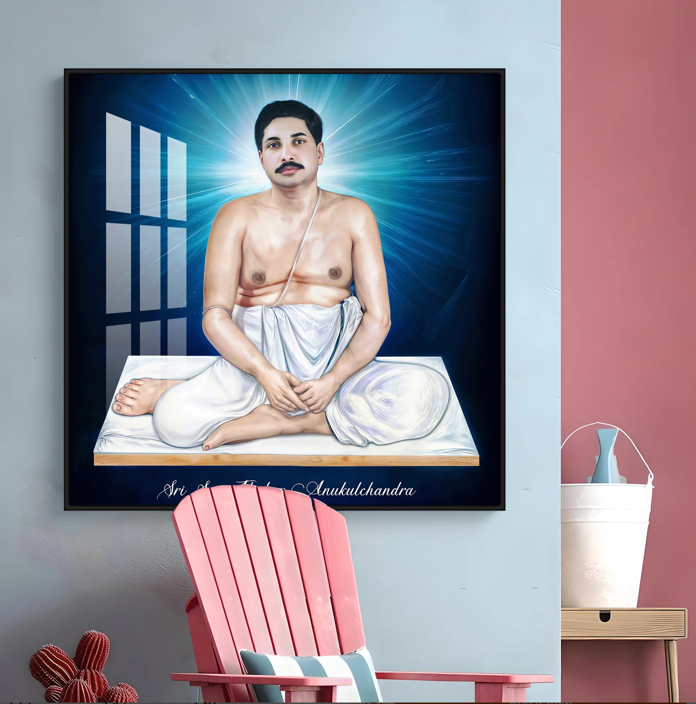 Sri Sri Thakur Anukulachandra Premium Acrylic Wall Art