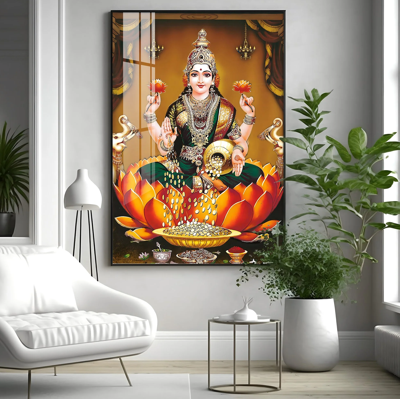 Goddess in Tranquility Premium Vertical Acrylic Wall Art