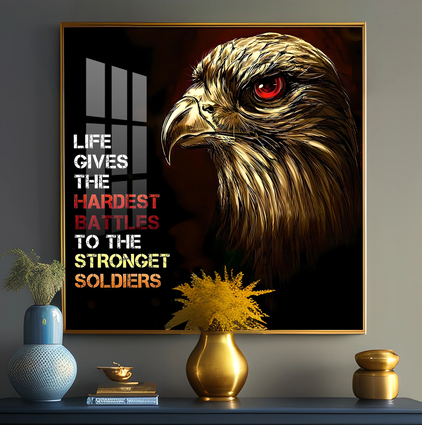 Motivational Quote Premium Acrylic Square Wall Art