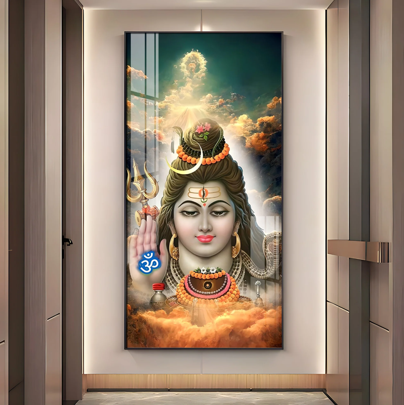 Parmeshwara Premium Acrylic Vertical Wall Art