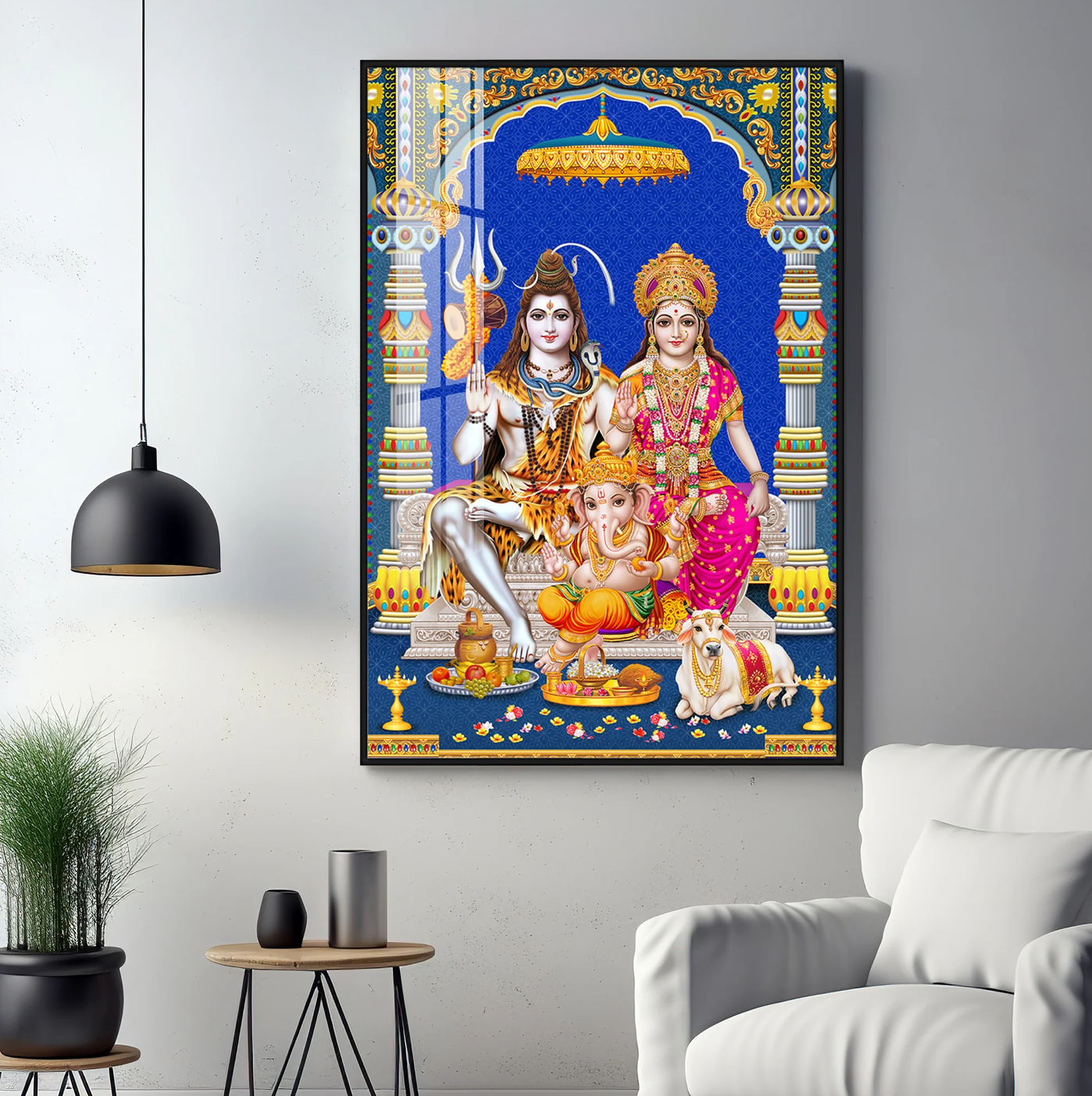 Divine Harmony Premium Acrylic Vertical Wall Art