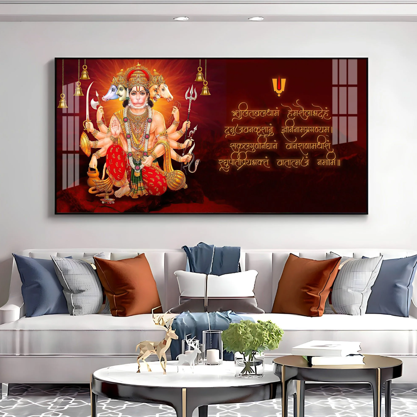 Sankat Mochan Premium Acrylic Horizontal Wall Art