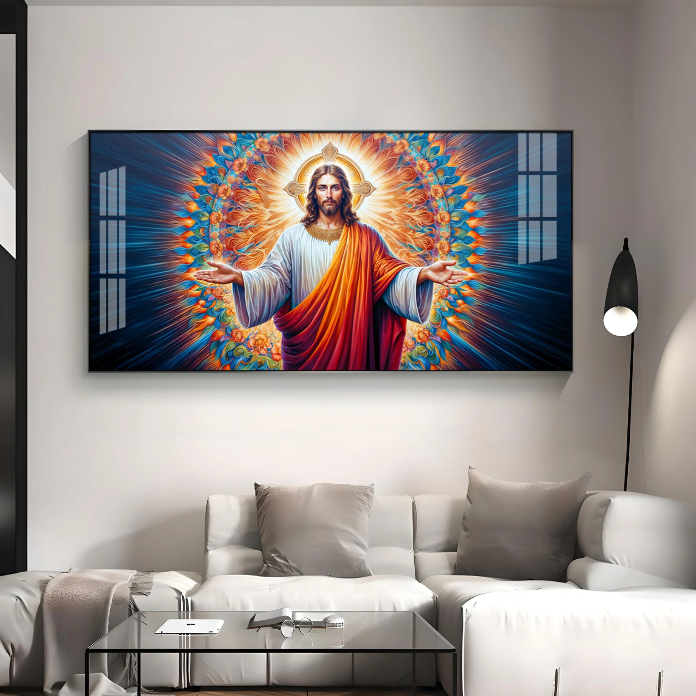Tranquil Faith Of Jesus Premium Acrylic Horizontal Wall Art