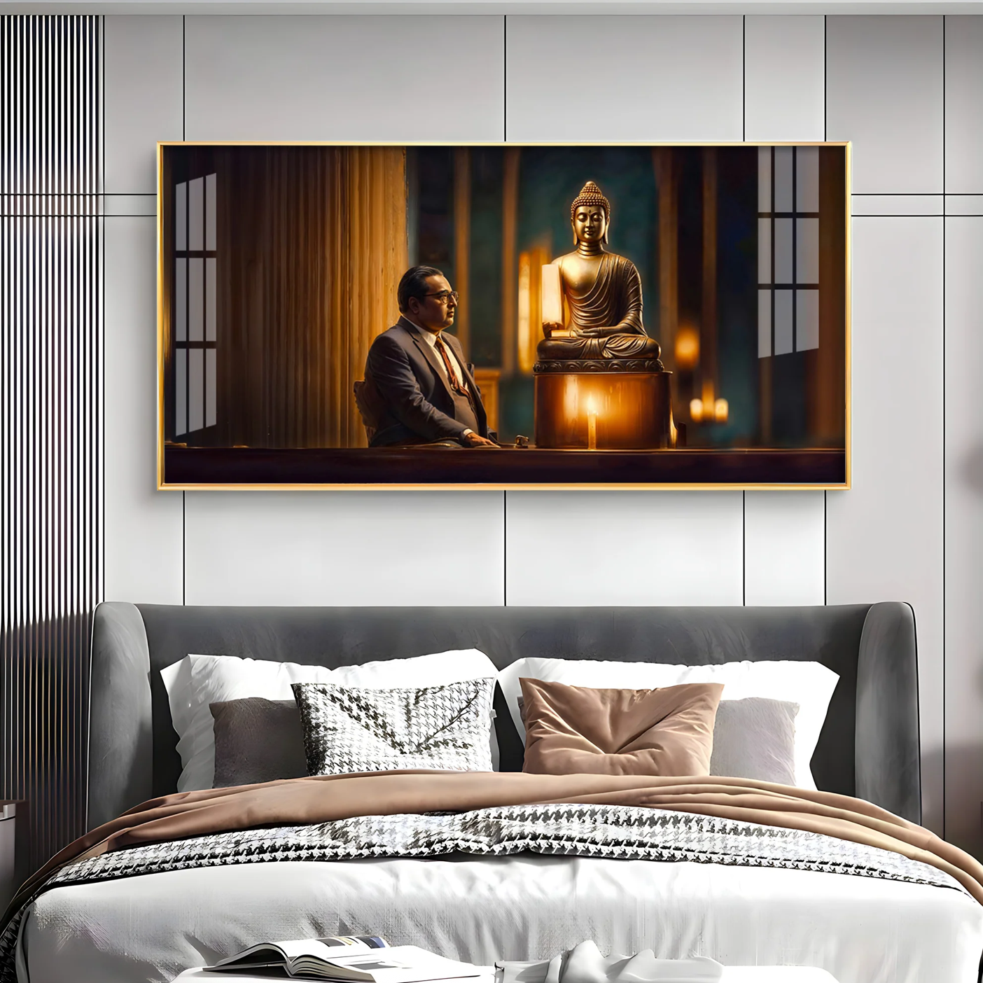 Meditative Moments Premium Acrylic Horizontal Wall Art