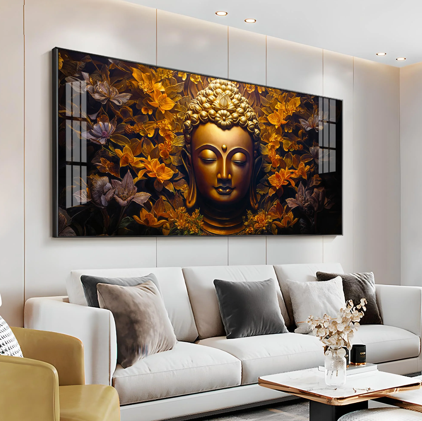 Zen Living Masterpiece Premium Acrylic Horizontal Wall Art