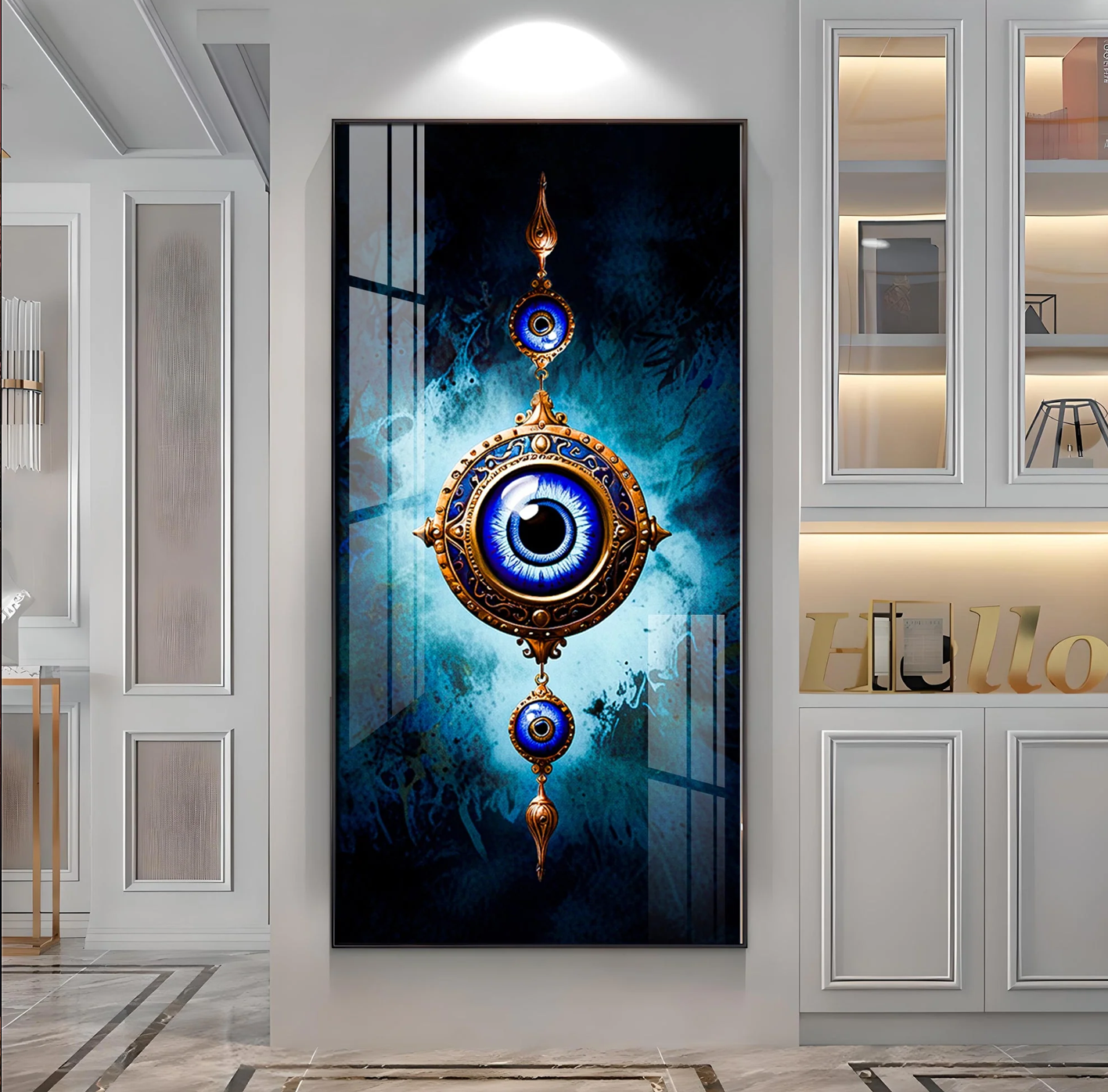 The Evil Eye Premium Acrylic Vertical Wall Art