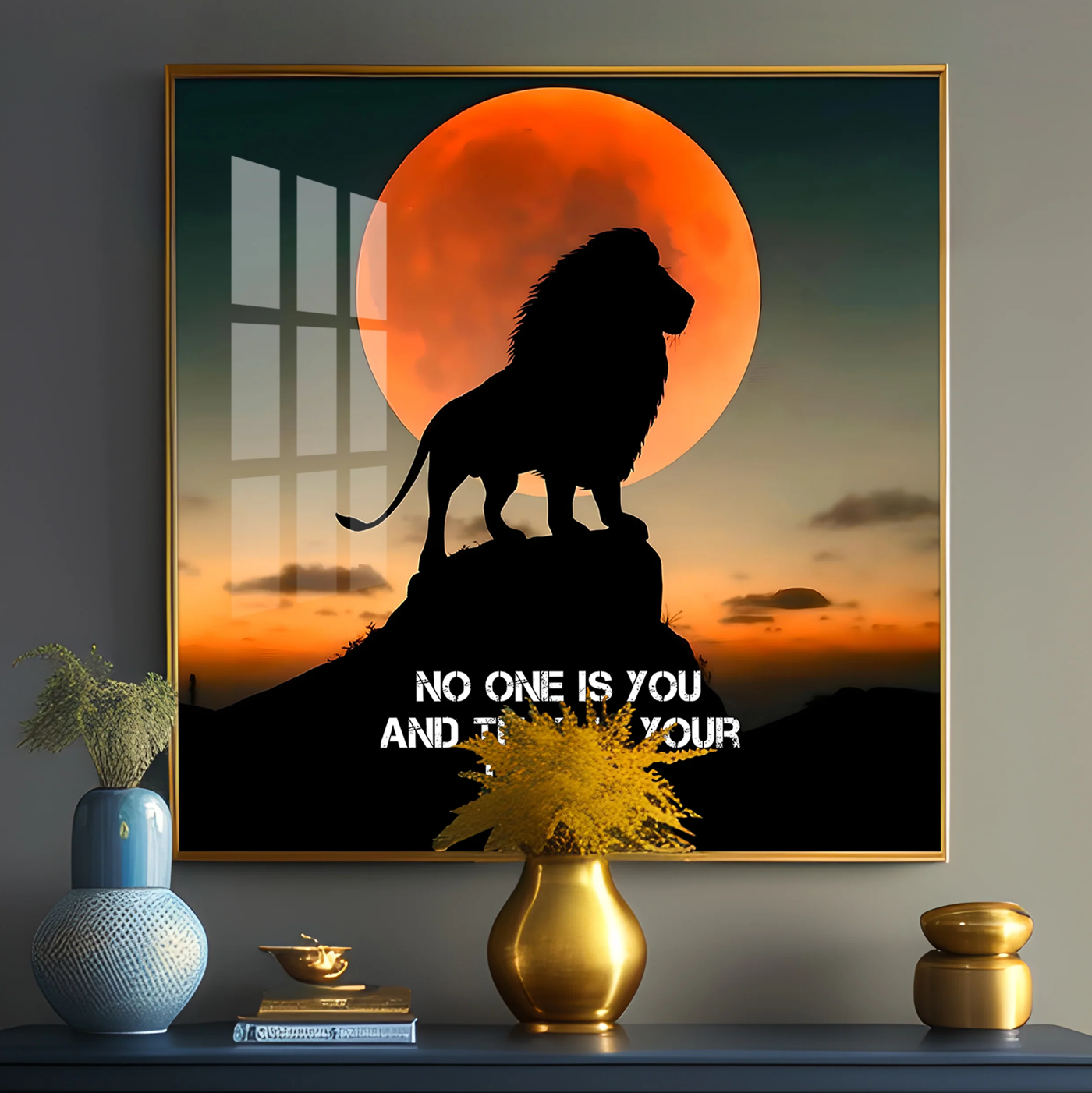 Be Your Own Boss Premium Acrylic Square Wall Art