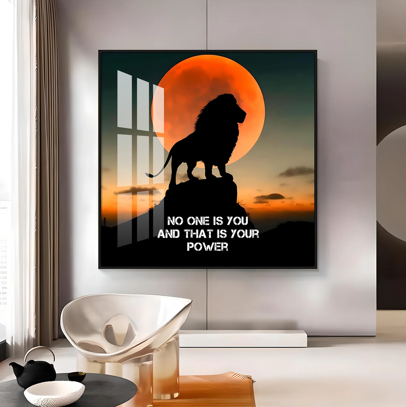 Be Your Own Boss Premium Acrylic Square Wall Art