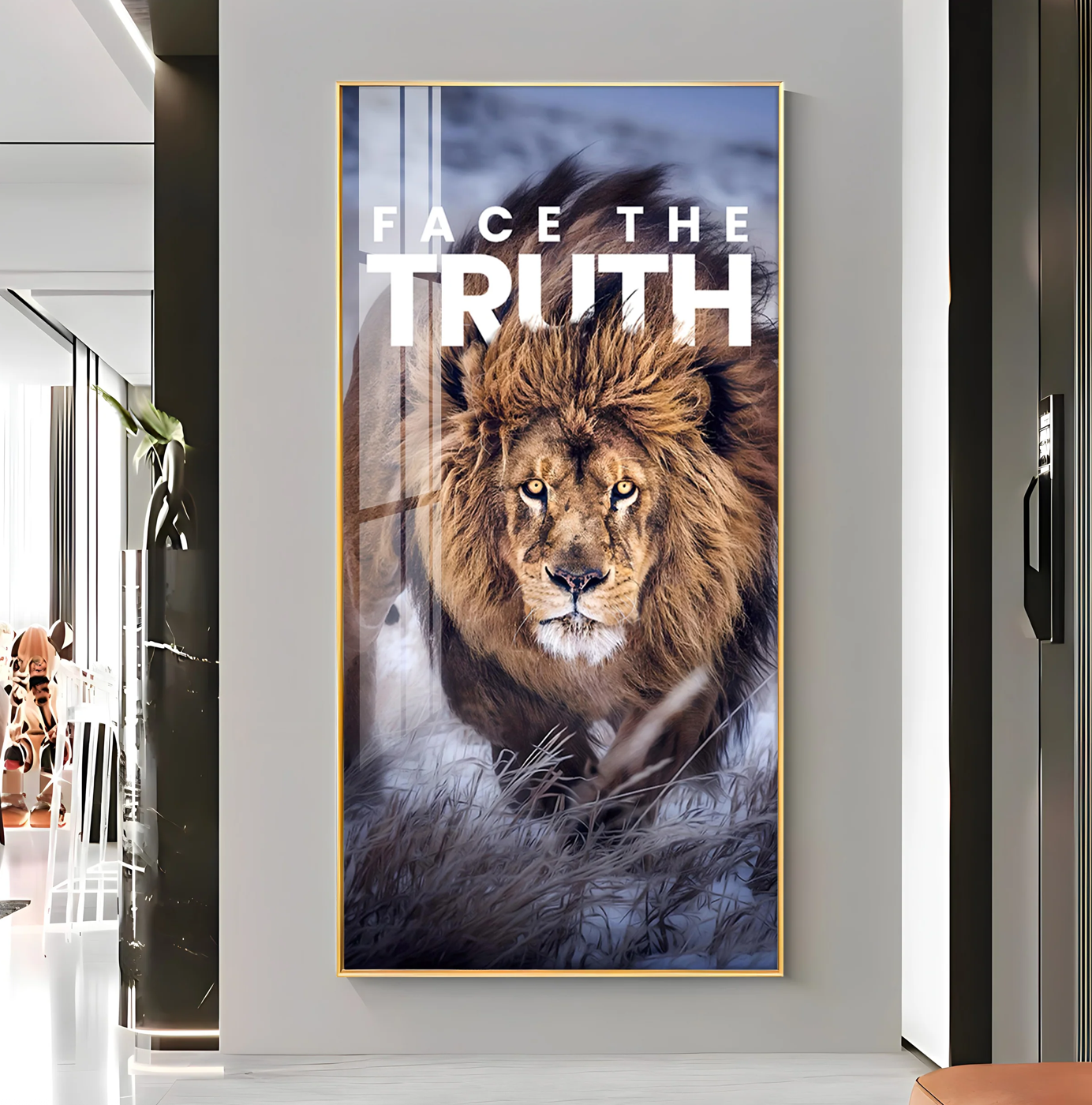 Be Fearless Premium Acrylic Vertical Wall Art