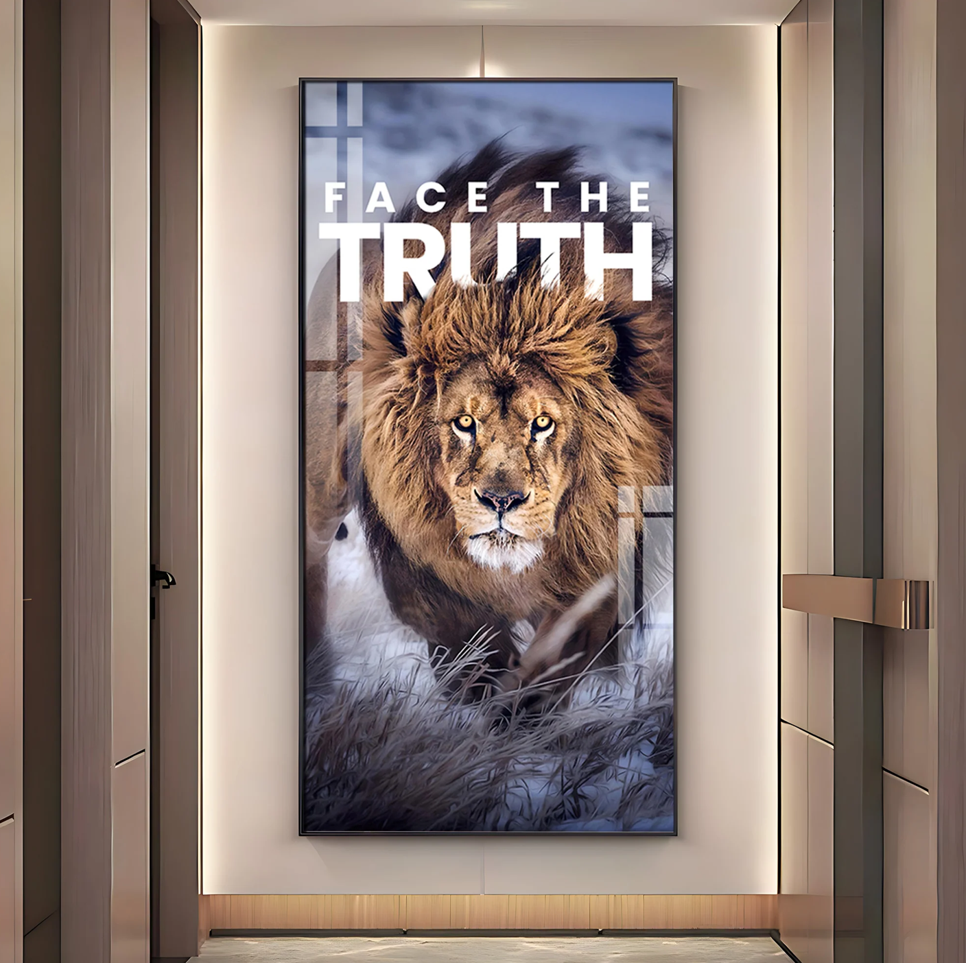 Be Fearless Premium Acrylic Vertical Wall Art
