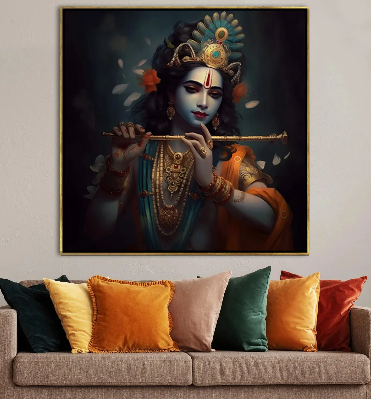 YF Majestic Modern Lord Krishna Painting
