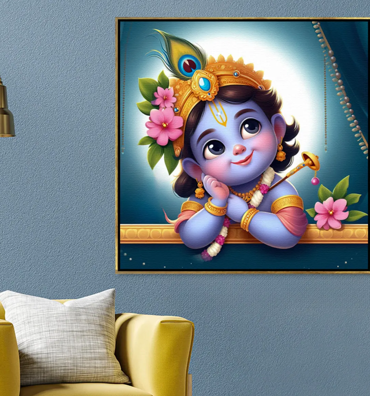 YF Nand Gopal’s Eternal Beauty Canvas Painting