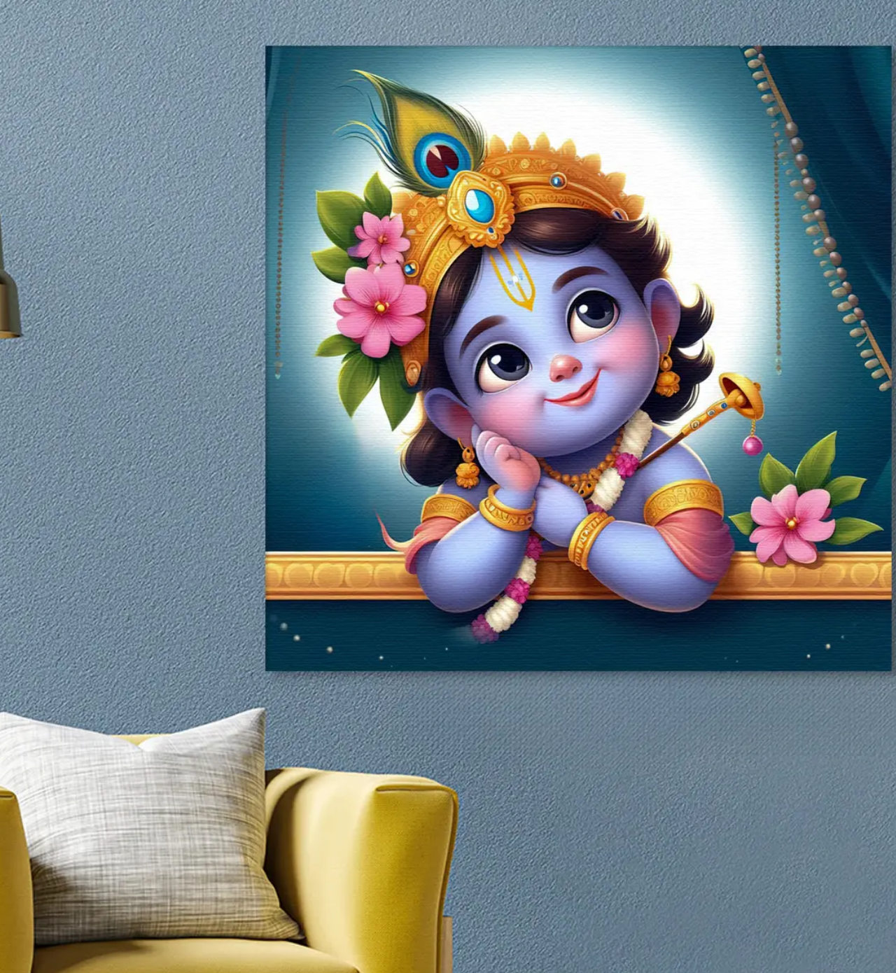 YF Nand Gopal’s Eternal Beauty Canvas Painting