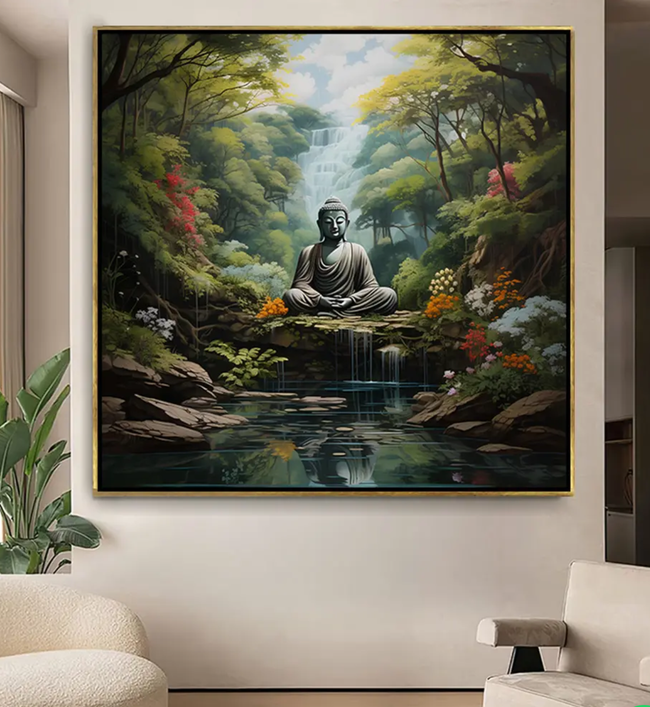 YF Natures Love Buddha Painting