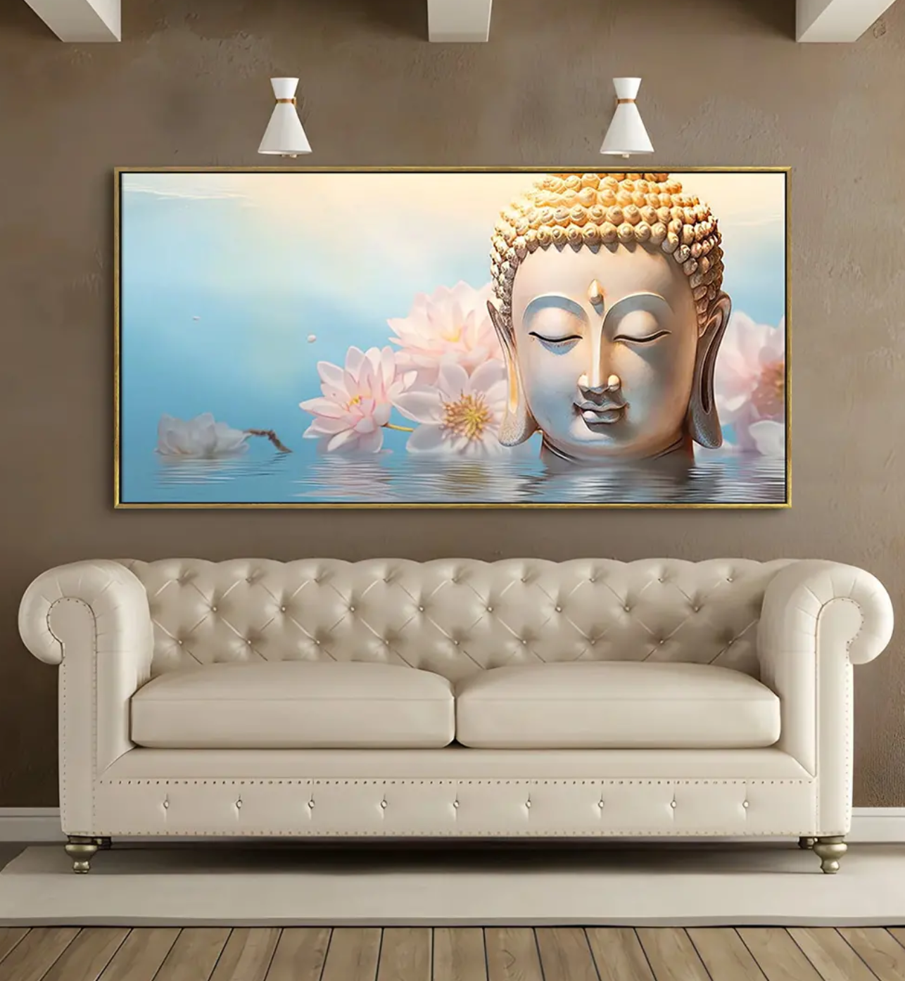 YF Paradise Nature Buddha Painting