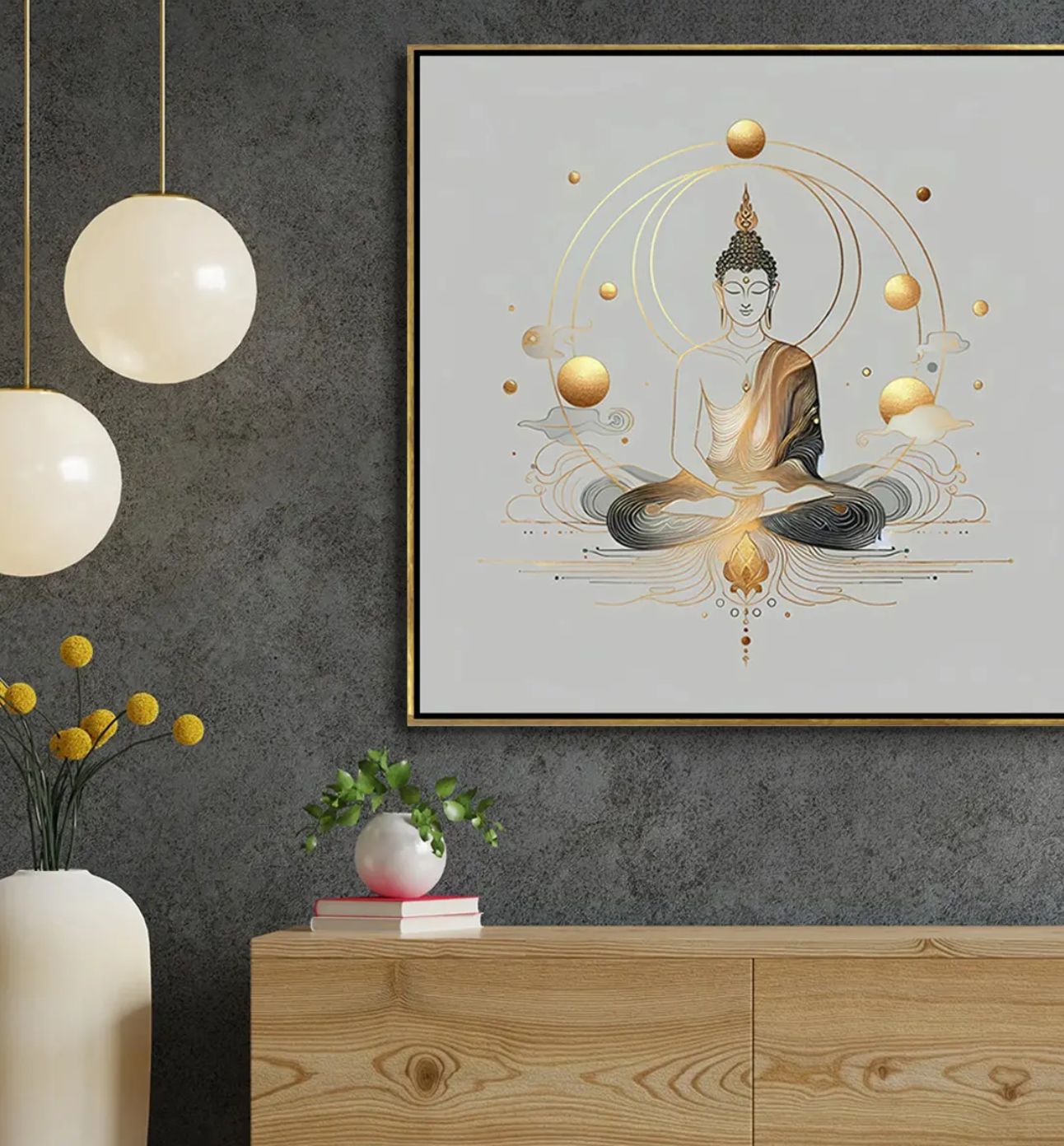 YF Solar Universe Buddha Painting