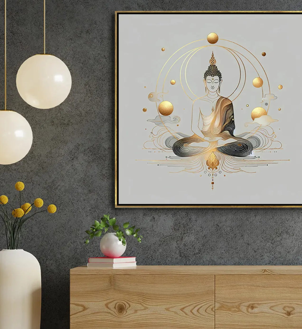 YF Solar Universe Buddha Painting