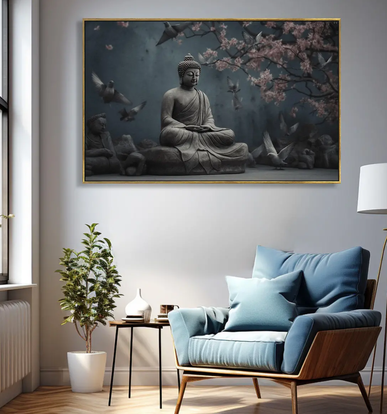 YF Eternal Beauty Buddha Painting on Canvas