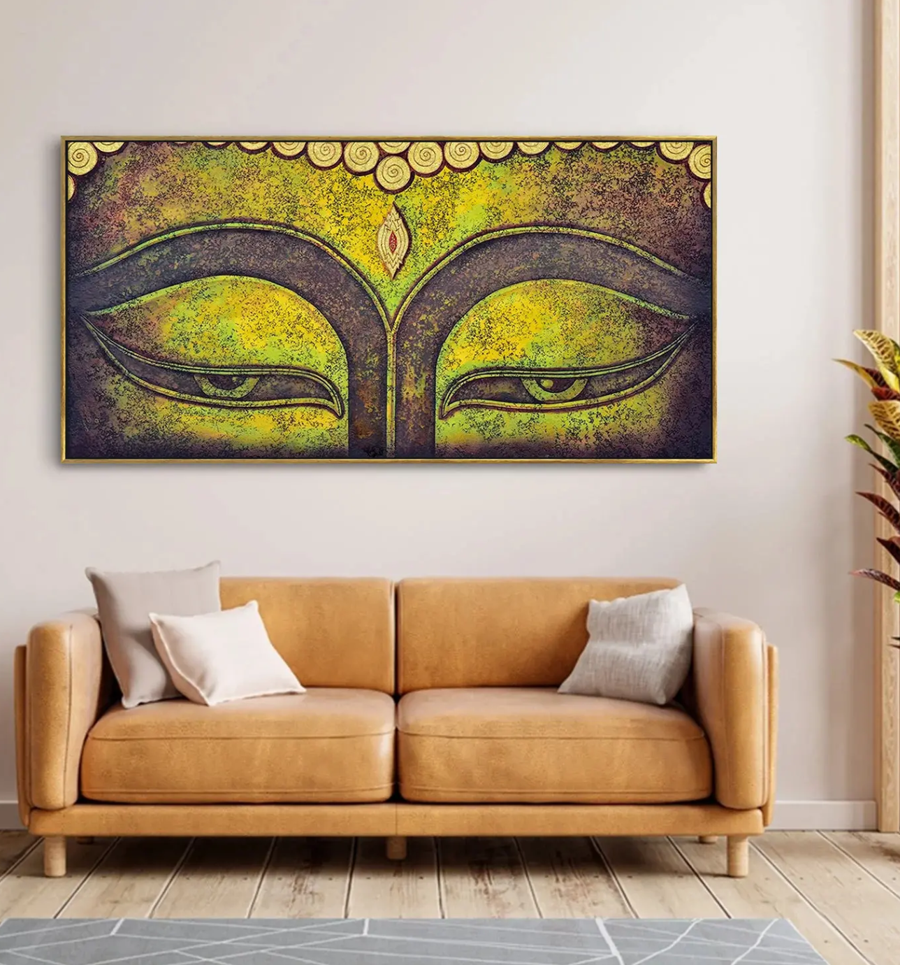YF Eyeโs of Hope Buddha Painting