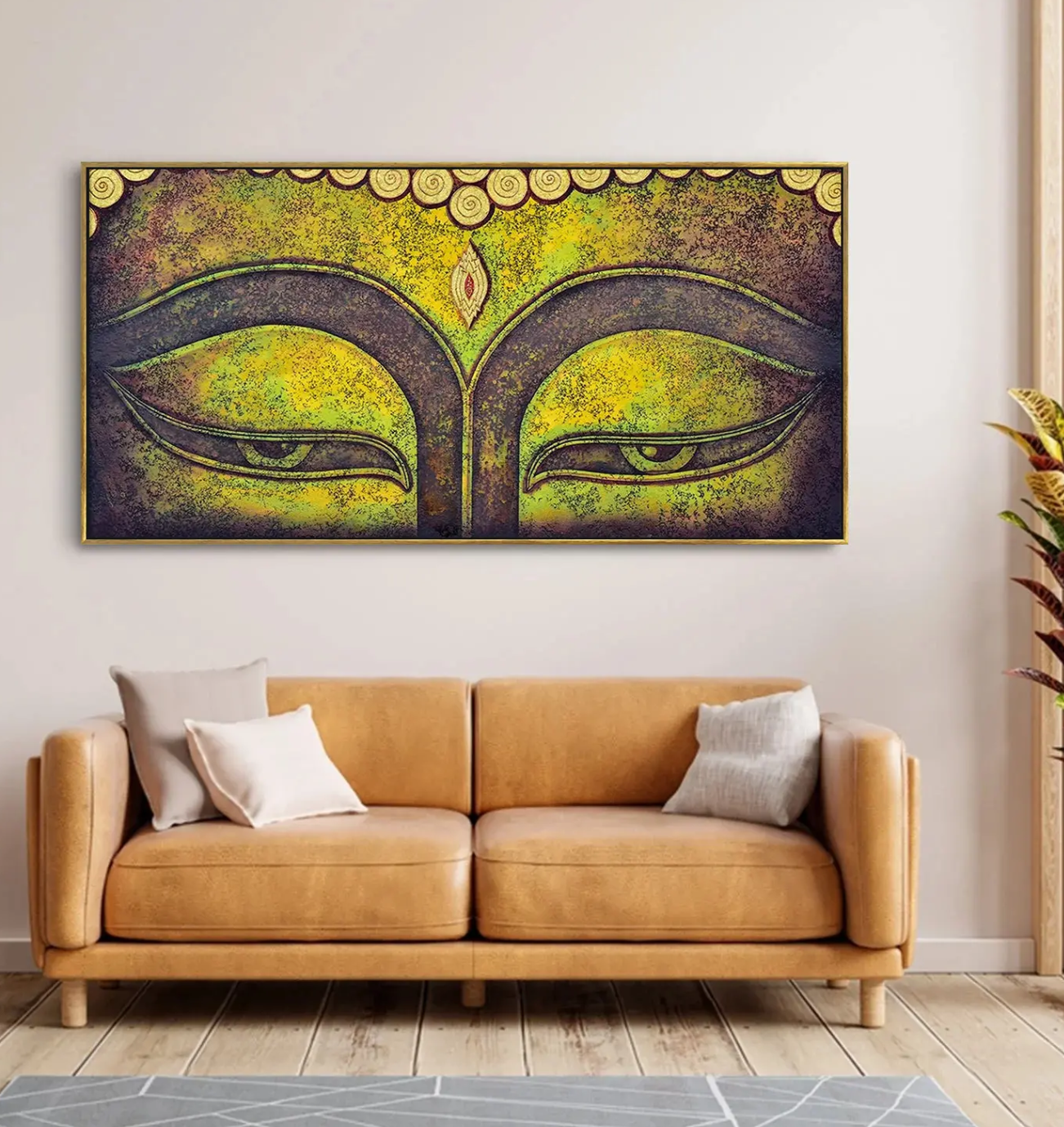YF Eyeโs of Hope Buddha Painting