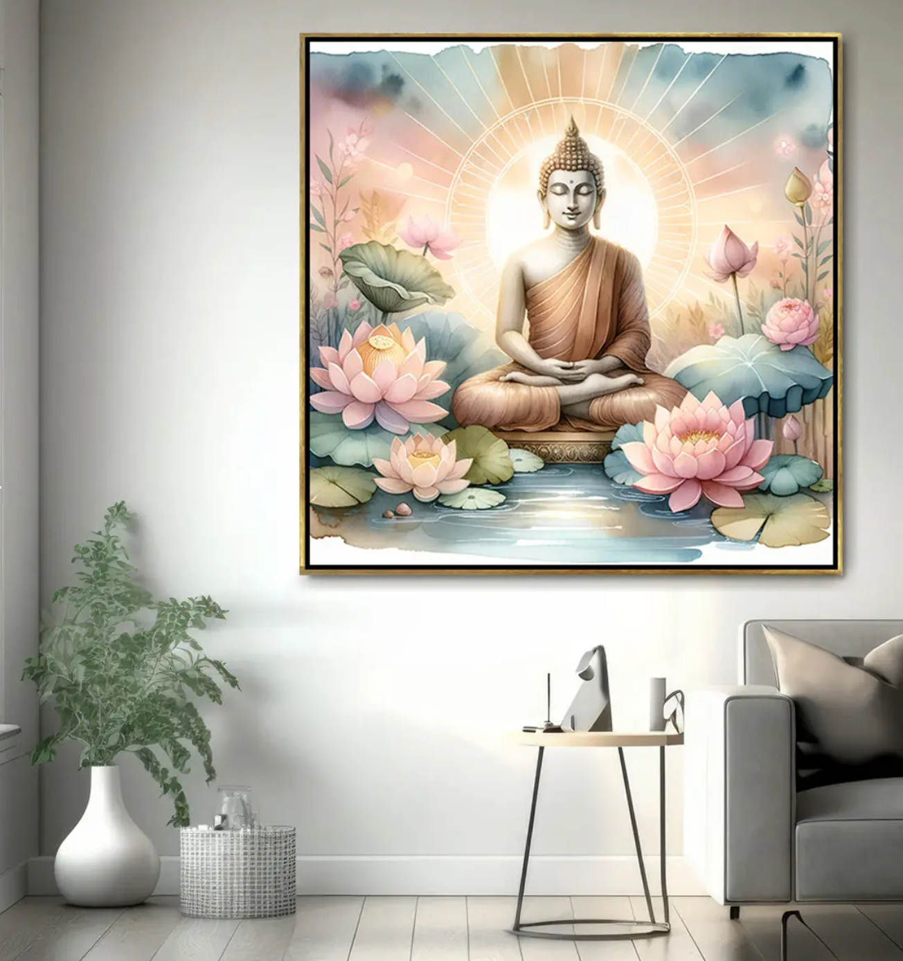 YF Garden of Eternity Buddha Painting