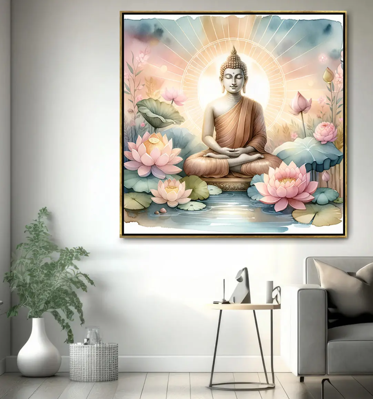 YF Garden of Eternity Buddha Painting