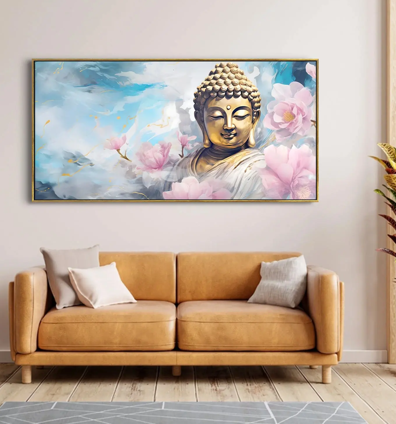 YF Garden of Heaven Buddha Painting