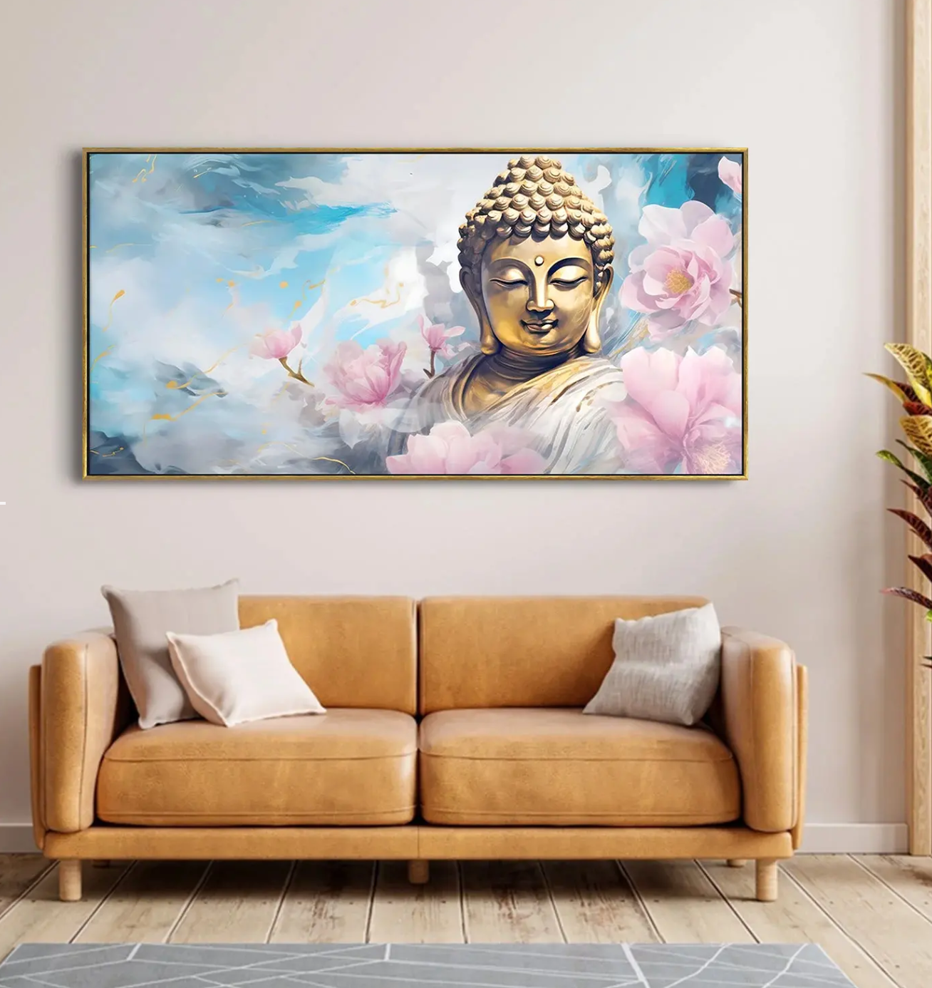 YF Garden of Heaven Buddha Painting