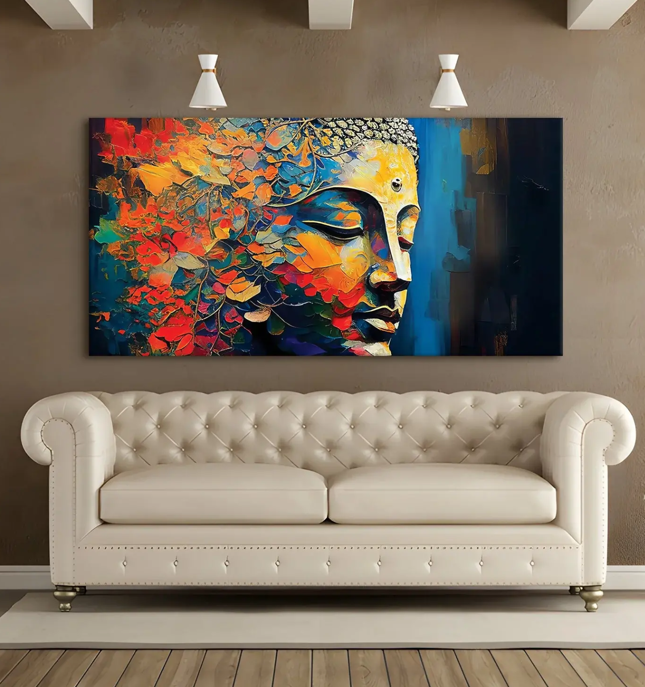 YF Glorious Abstract Buddha Painting