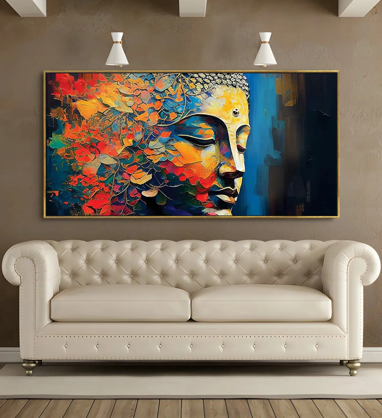 YF Glorious Abstract Buddha Painting