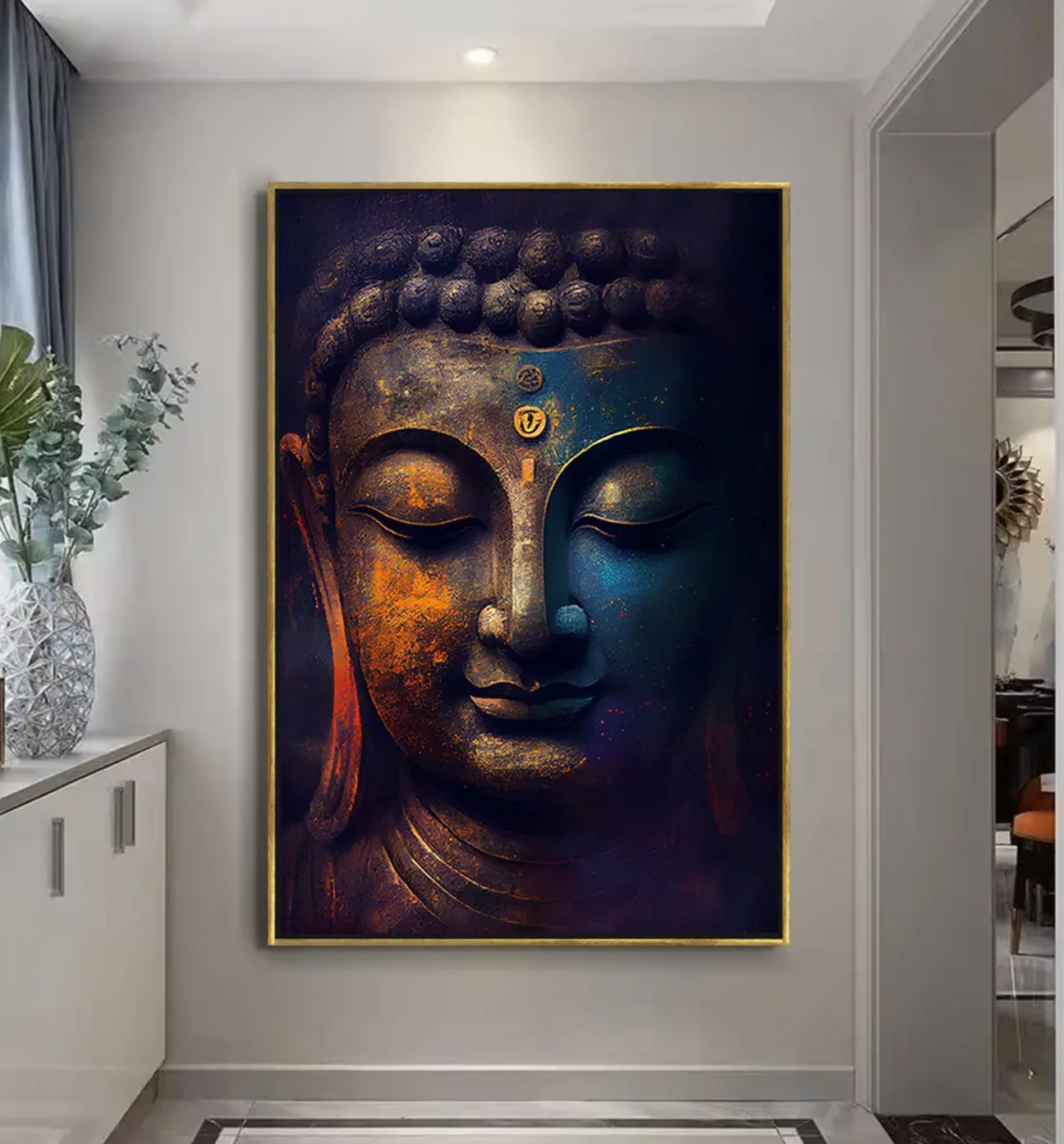 YF Majestic Modern Buddha Painting
