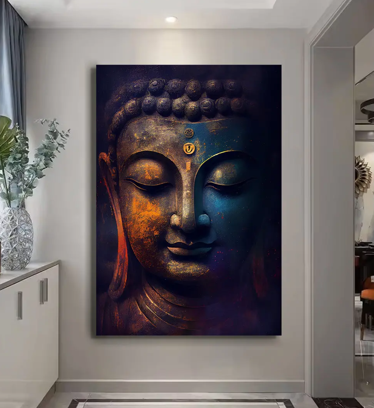 YF Majestic Modern Buddha Painting