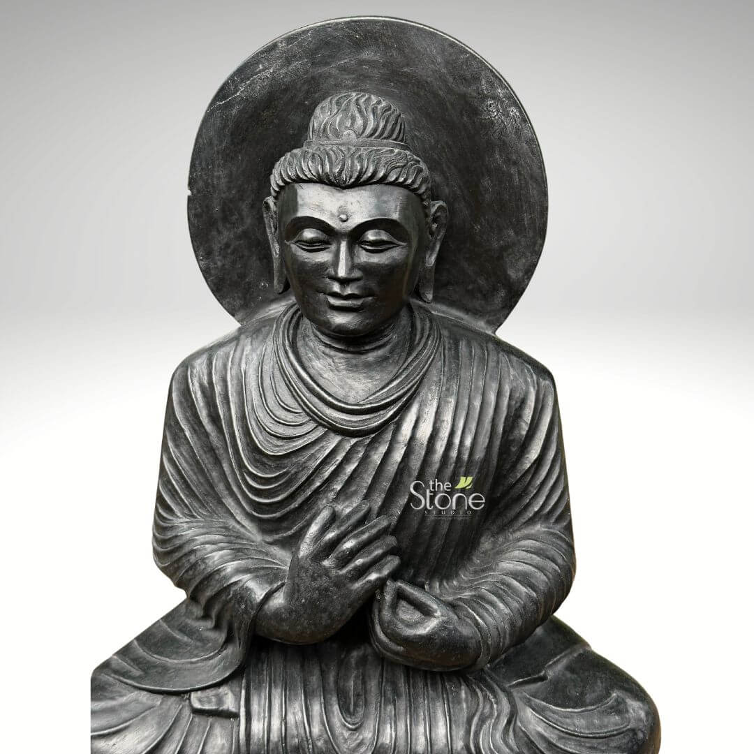 Seated Buddha From Gandhara 20″