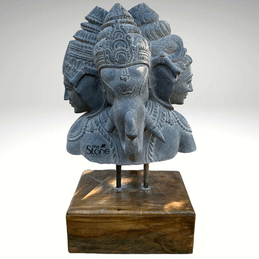 Shiv Parvati Ganesh Murti 30″