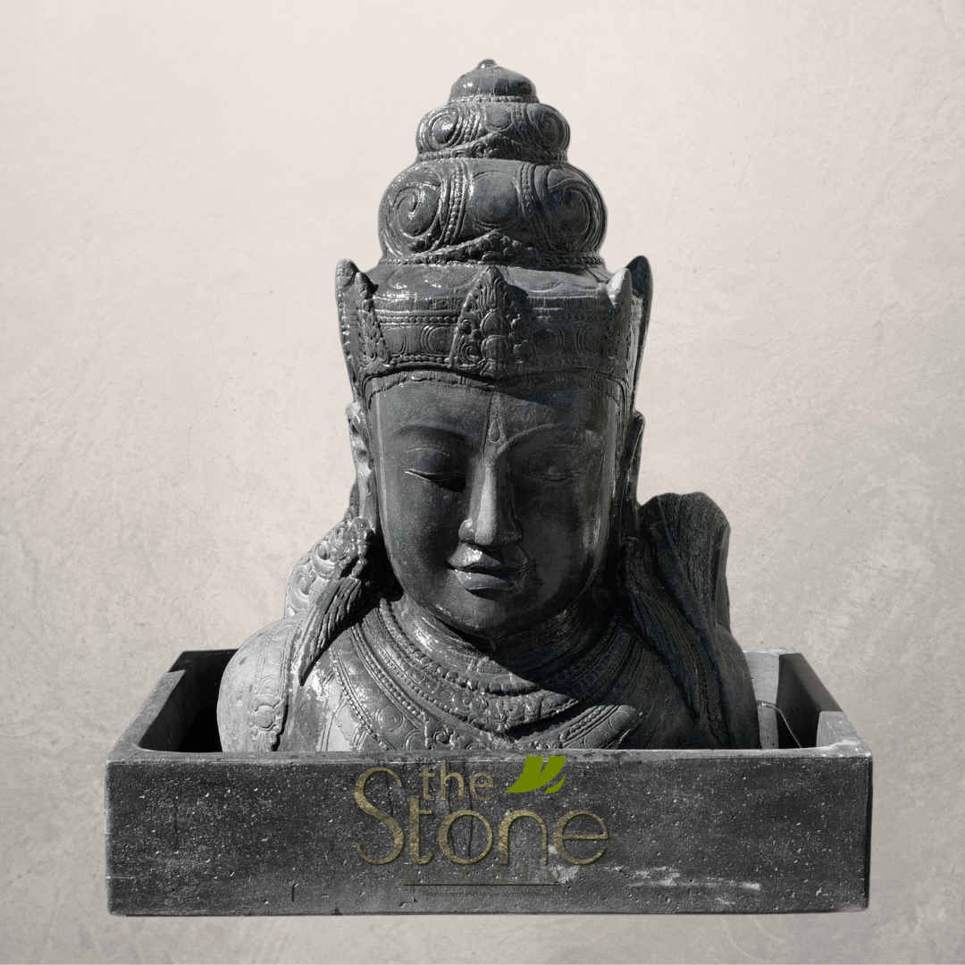 Shiva Fountain in Black stone 3ft