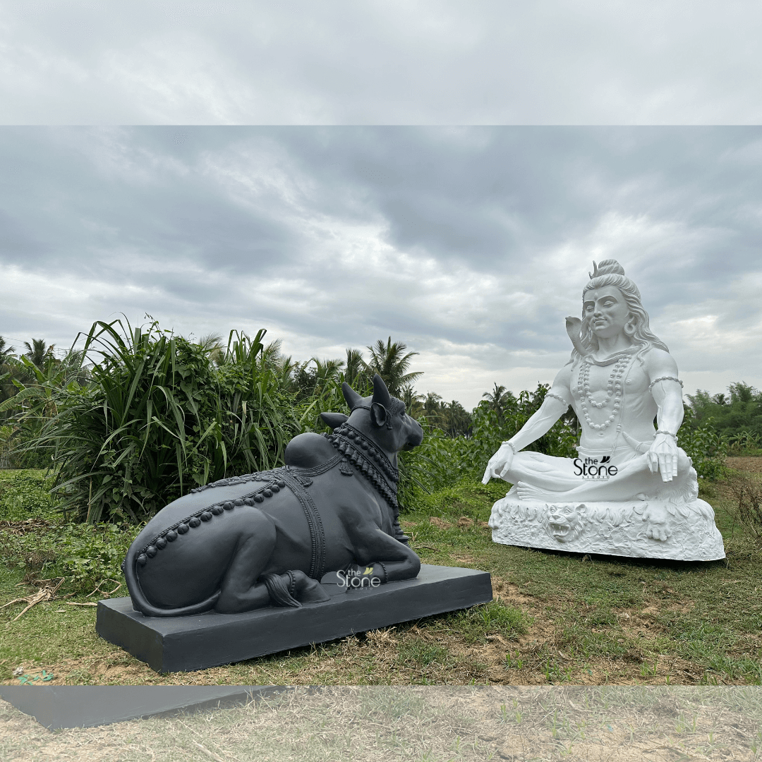 White Shiva Statue 6ft