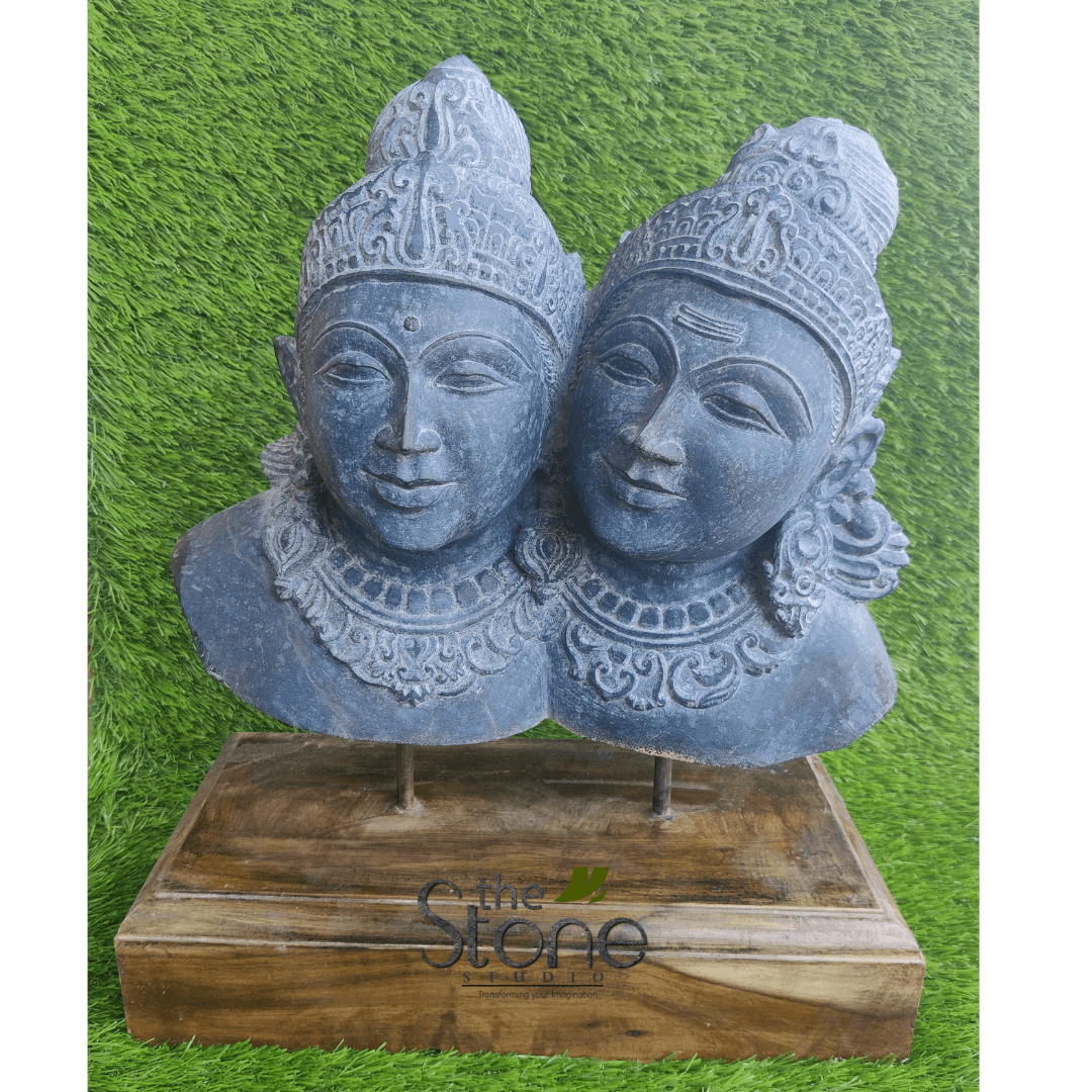 Shiva Parvati Statue 18″