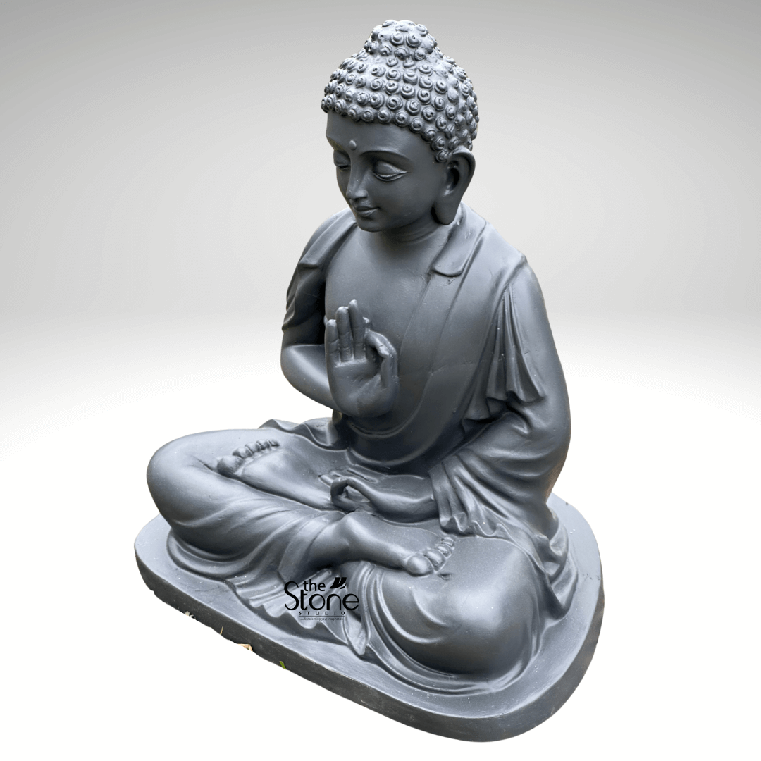 Black Buddha Statue For Home 24″