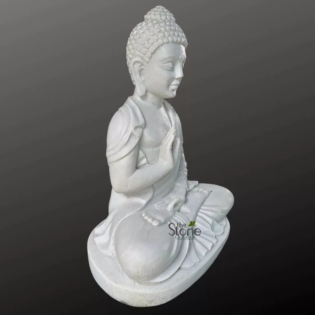 18 inch Marble Buddha Statue