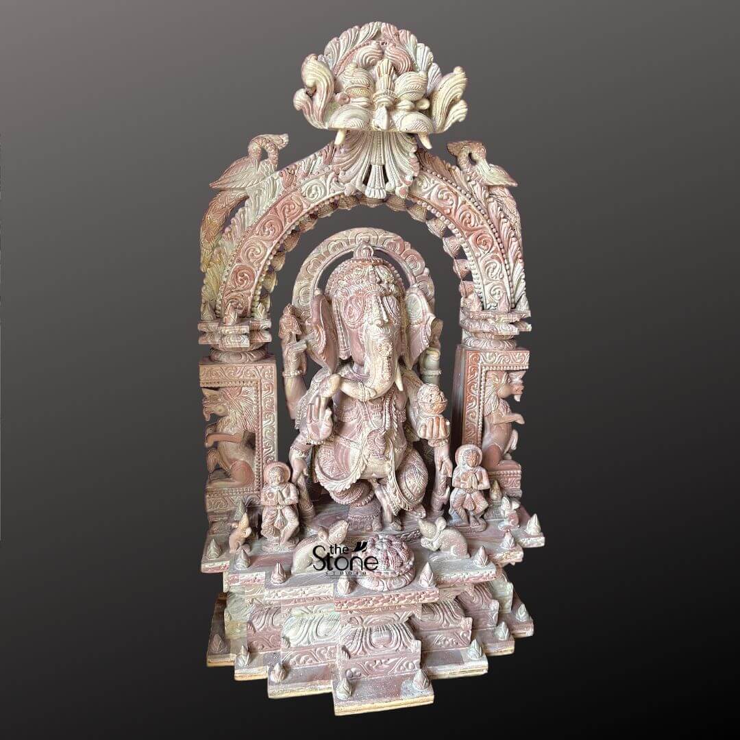 Stone Ganesha Statue 2ft