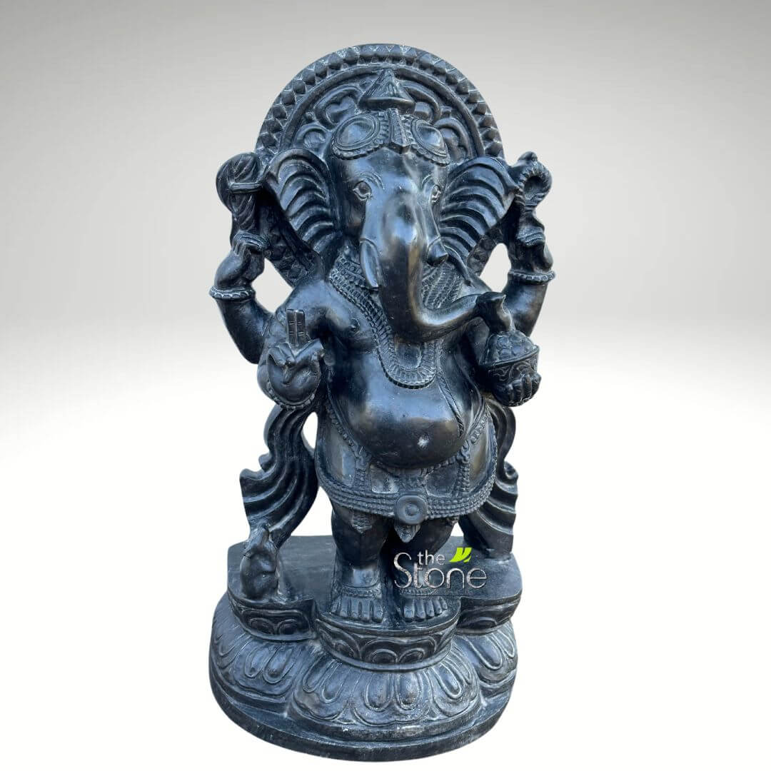 Standing Ganesha Idol 21″