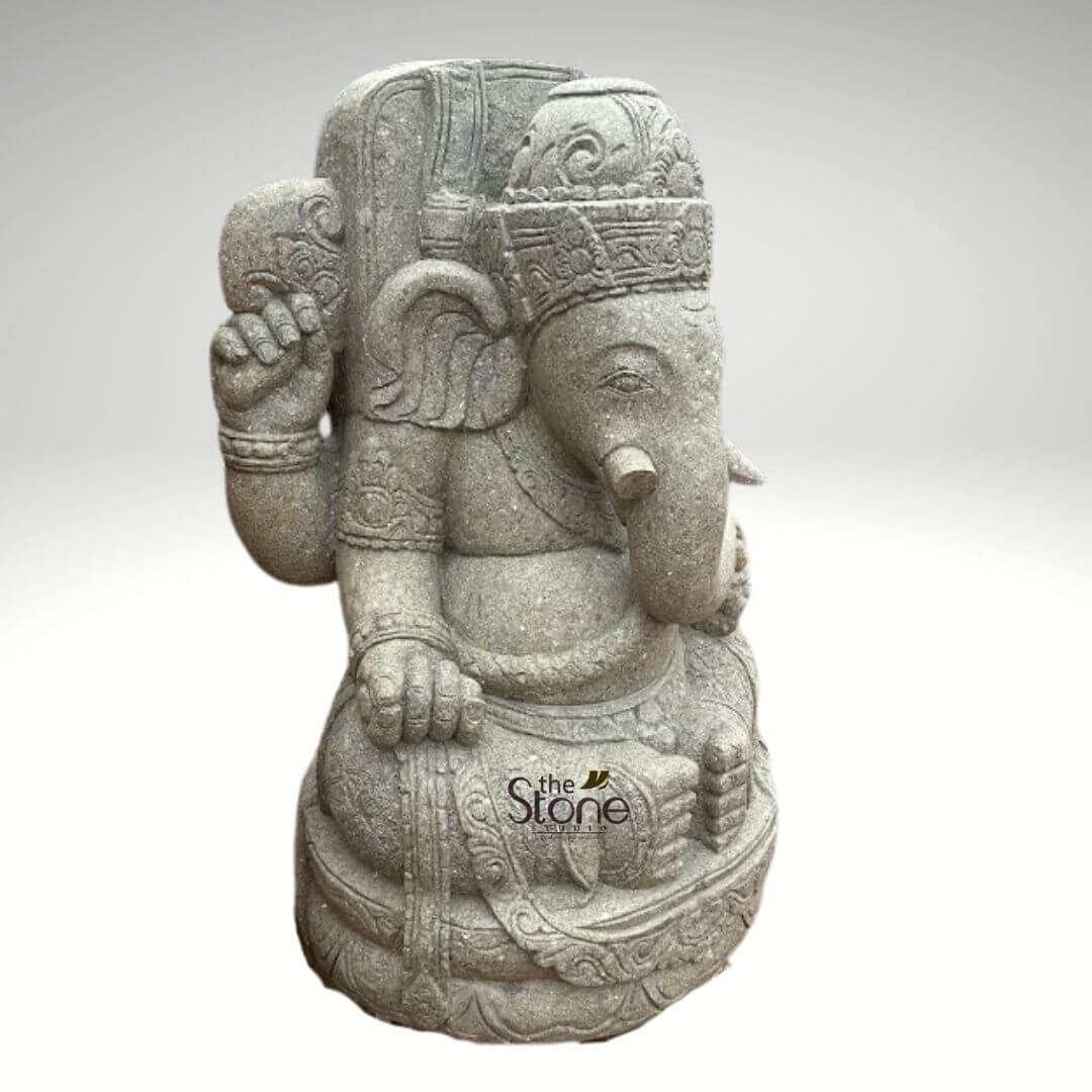 Stone Balinese Ganesh Statue 4ft