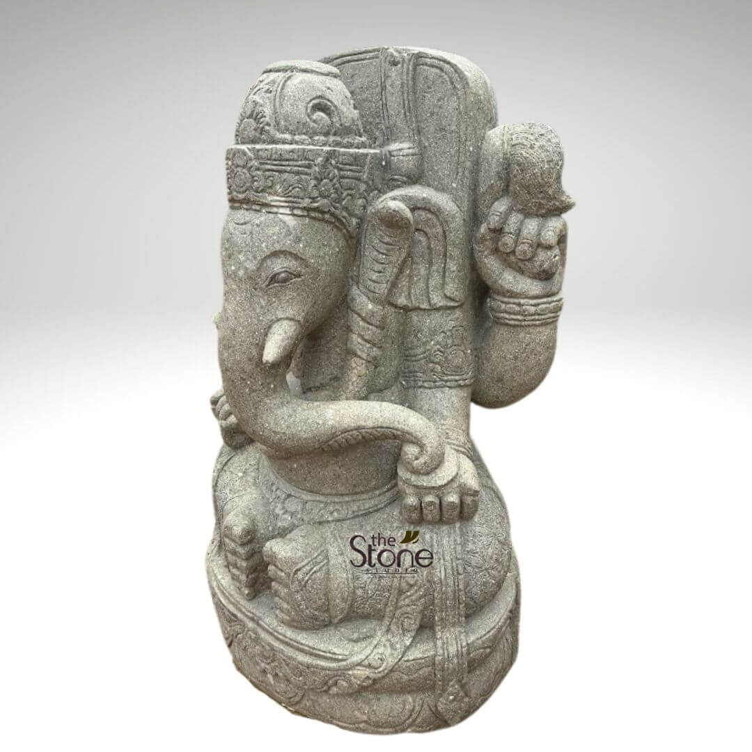 Stone Balinese Ganesh Statue 4ft