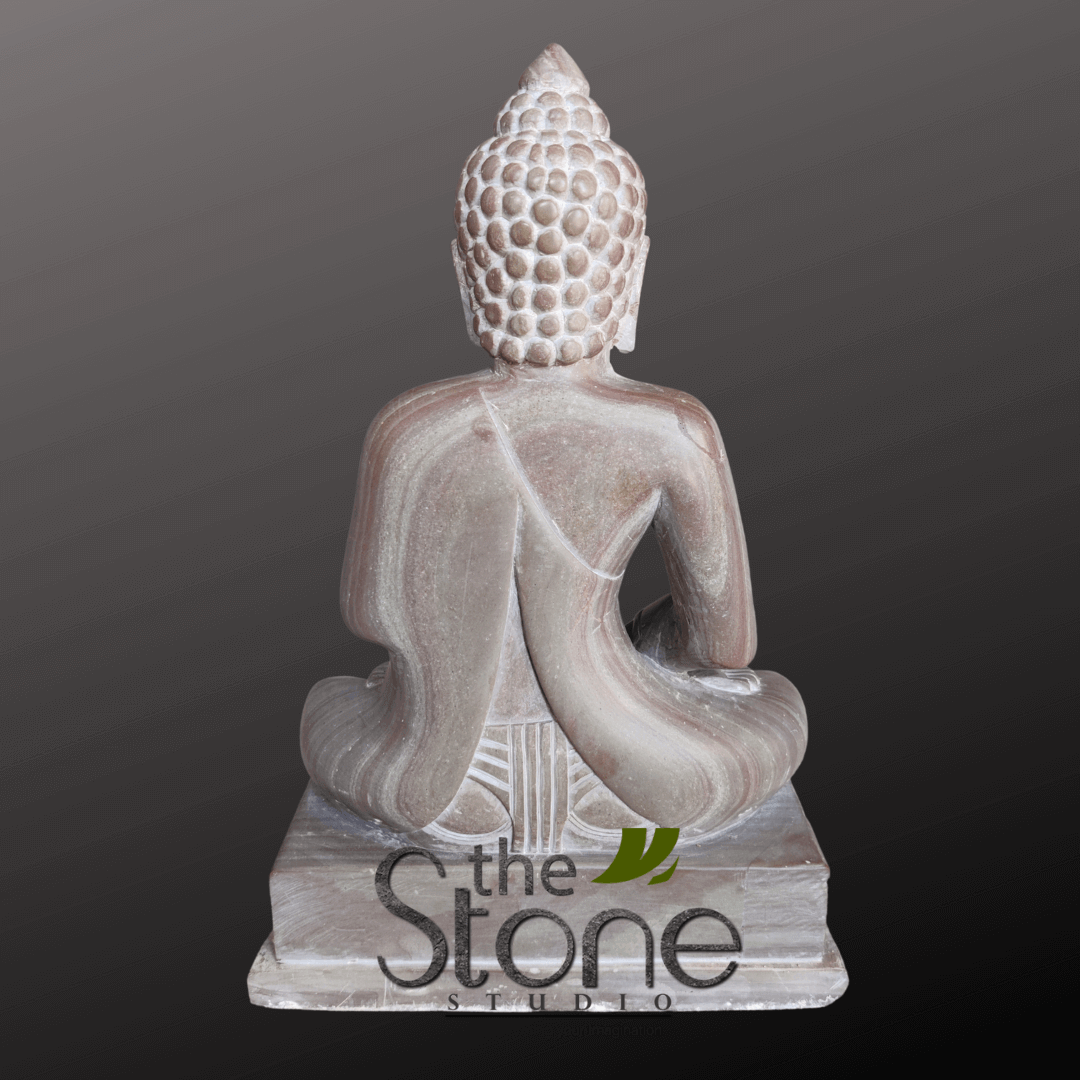 Stone Buddha Statue 12″