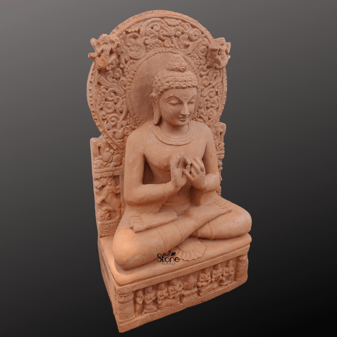 Dharmachakra Buddha Statue For Garden 3ft