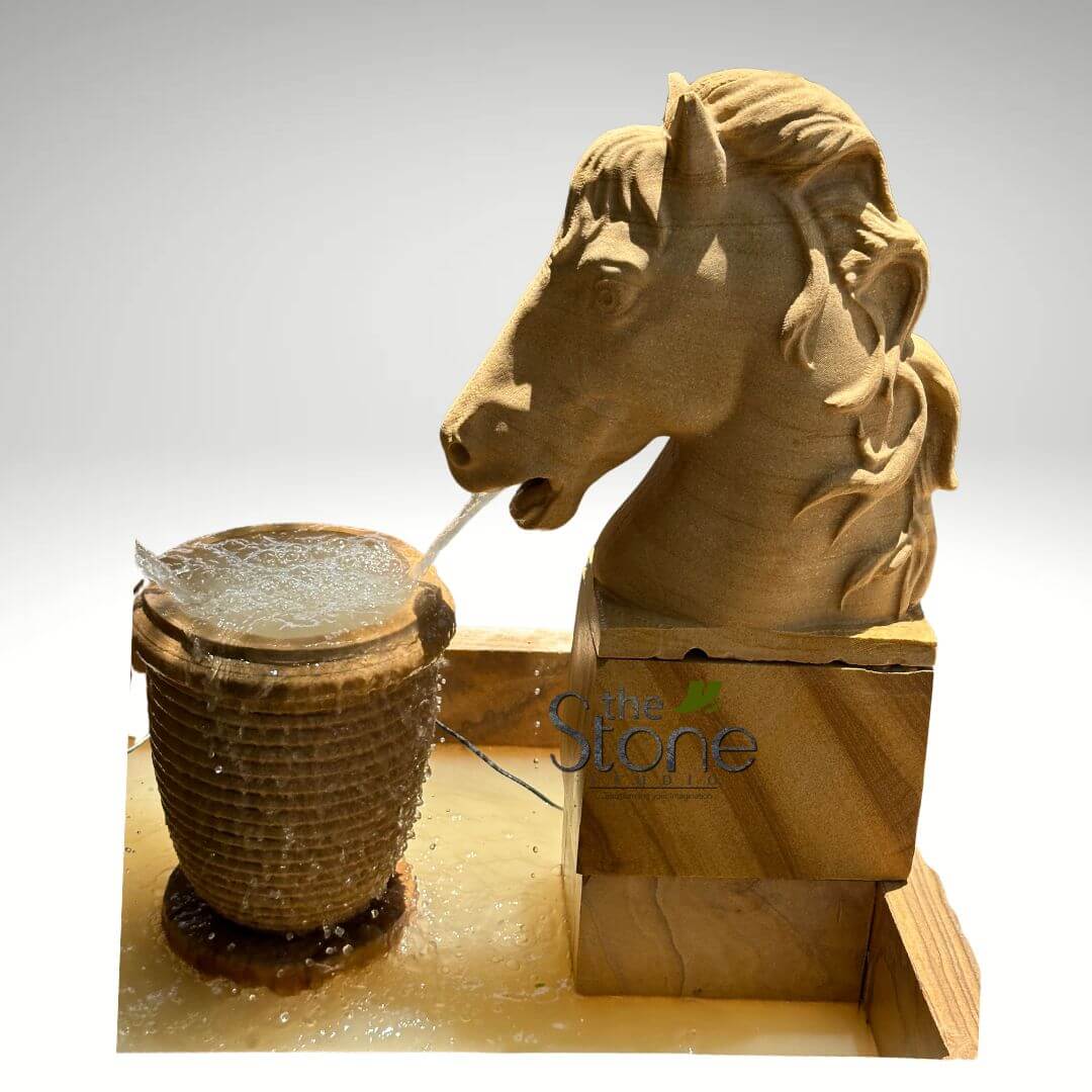 Horse Head Fountain 2.5ft