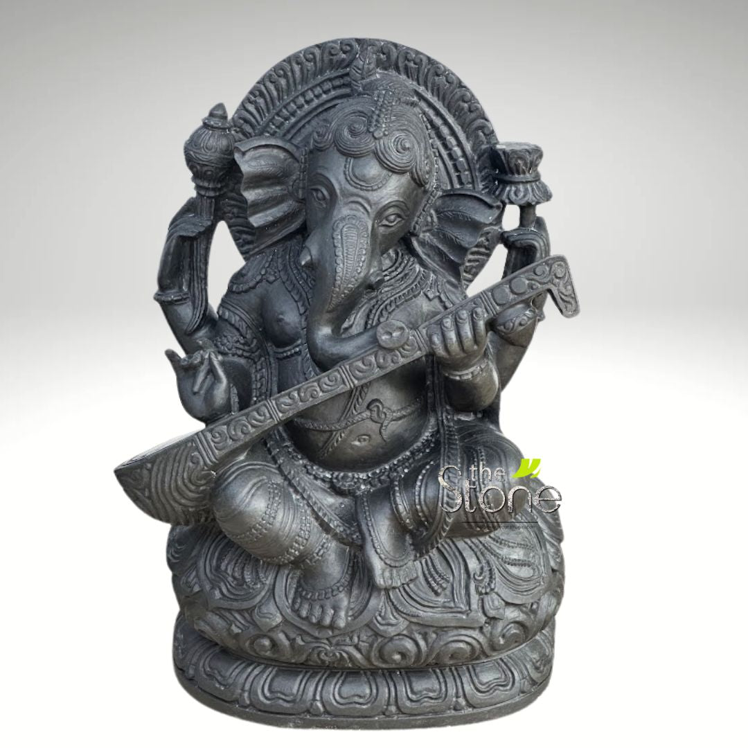 Veena Ganesha Statue 2ft