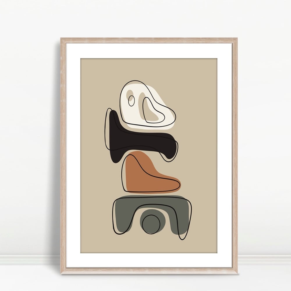 YF Stacked Organic Shapes Boho Balance