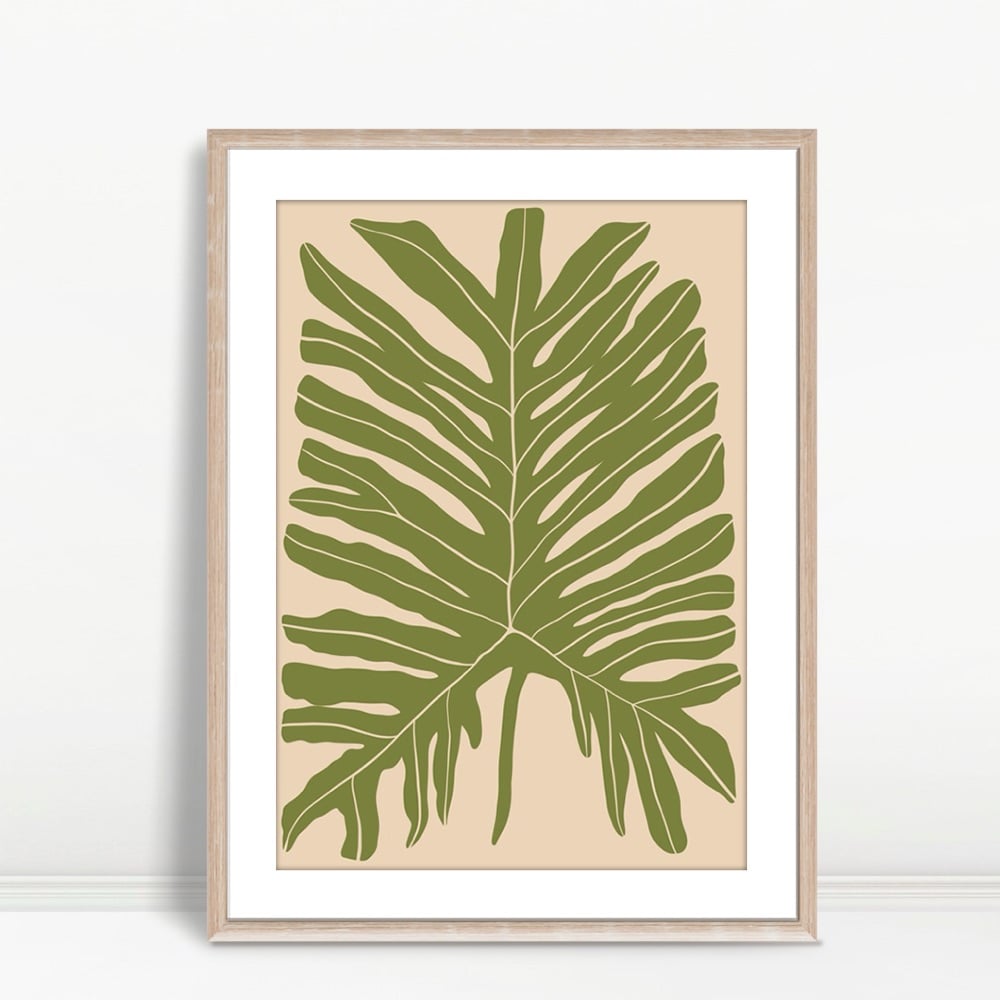 YF Tropical Boho Fern Leaf Illustration