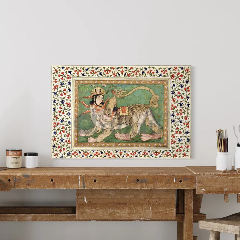 Al Buraq Canvas Giclee Print Mughal Art